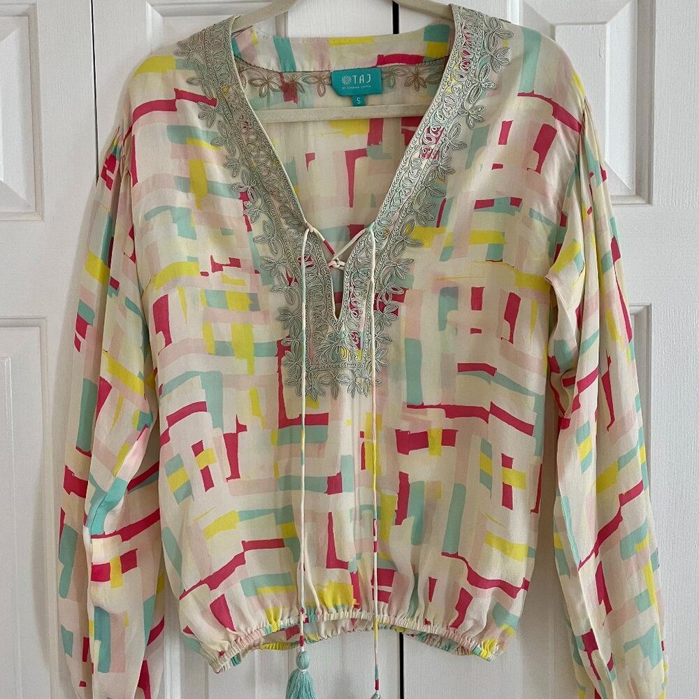 Taj by Sabrina Crippa Silk Blouse S